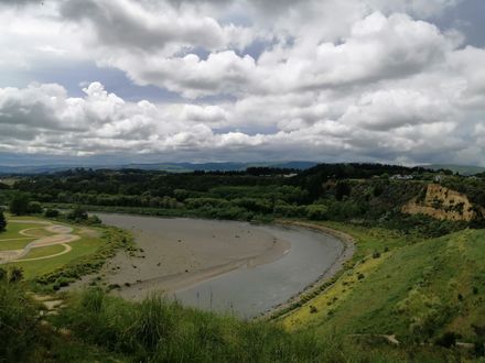 View across the Manawatū River