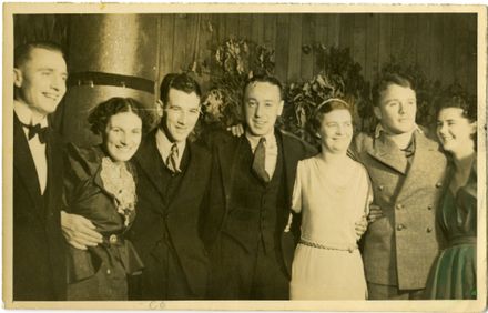 Partygoers at Goldingham and Beckett's Ball