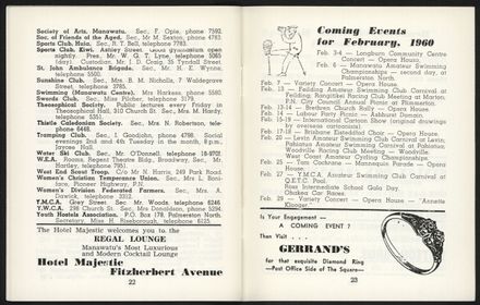 Palmerston North Diary: February 1960 - 13