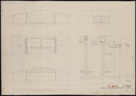 Memorial Park plans - changing rooms