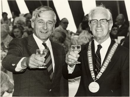 Micheal Folwer and Ged Corrick at Feilding Centennial