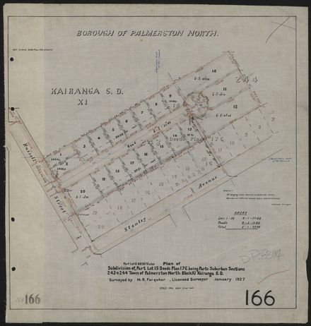 Survey Plans (subdivisions) 1902 - 1939
