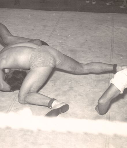 Mark Nicholls wrestling match