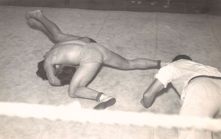 Mark Nicholls wrestling match