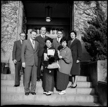 "Japanese Visitors to Massey"