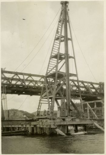 Construction of Second Fitzherbert Bridge
