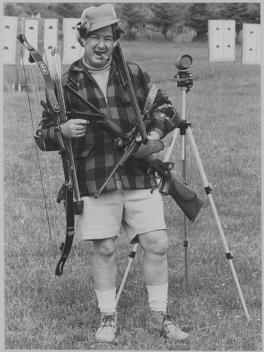 Bruce Watt at Palmerston North Rod, Rifle and Gun Club