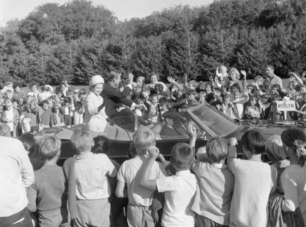 Queen Elizabeth II and Duke of Edinburgh visit to Palmerston North