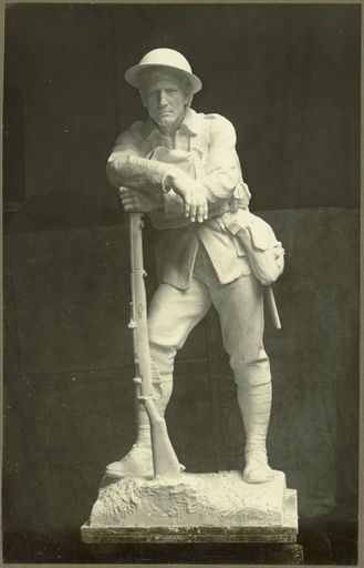 Photograph of Memorial Design by Gilbert Ledward - Soldier - Resource cover image