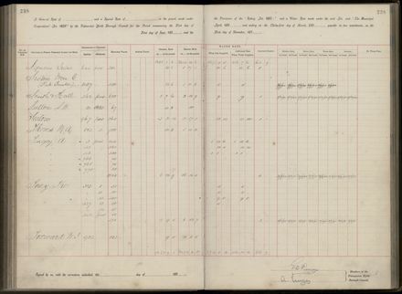 Palmerston North Rate Book, 1893 - 1896, 243