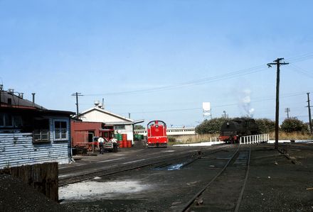 Locomotives in Palmerston North Railway Yards