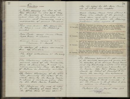 Manawatu Patriotic Society Minute Book (1916-1917) 41
