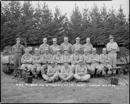 MMG Platoon, Special Company, 14th Intake, Central District Training Depot, Linton