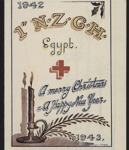 Christmas Card - 1st New Zealand General Headquarters