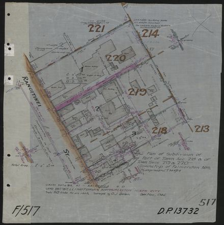 Survey Plans (subdivisions) 1938 - 1951