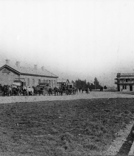 Palmerston North Railway Station in The Square