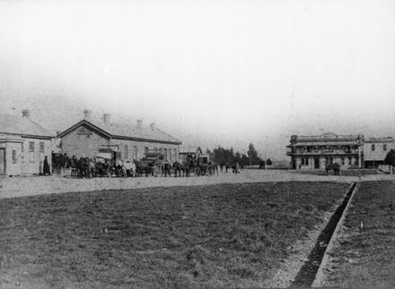 Palmerston North Railway Station in The Square