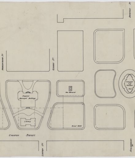 Untitled plan of The Square