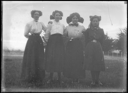 Young Women in Field