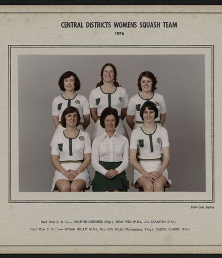 Central Districts Womens Squash Team 1976