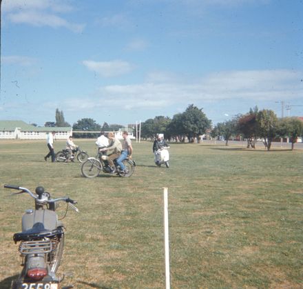 Palmerston North Motorcycle Training School - Class 95 - March 1969 - Pillion Riding