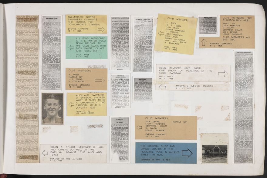 PN Amateur Swimming Club archive book