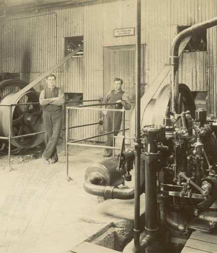 Engine room, Miranui Flaxmill, near Shannon