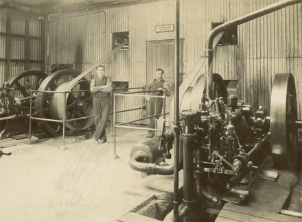 Engine room, Miranui Flaxmill, near Shannon