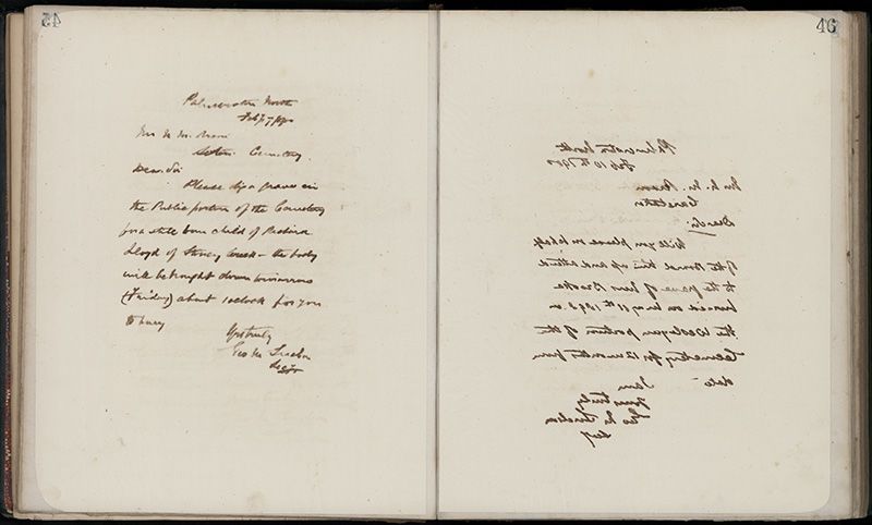 Outwards Correspondence of the Palmerston North Cemetery Trustees, 1898 -1902 73