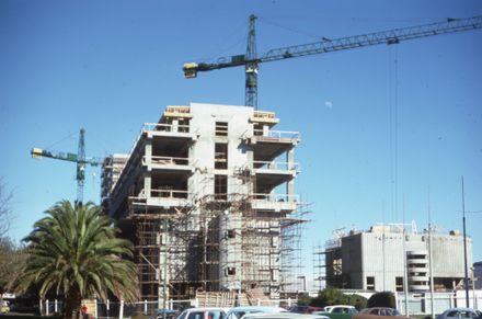 Construction Progress on the Palmerston North Civic Administration Building