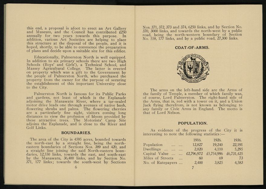 City of Palmerston North Municipal Hand Book 1937 5