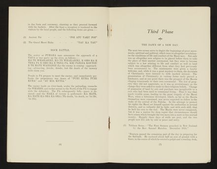 Historical Maori Pageant Souvenir Programme 5
