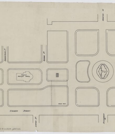 Untitled plan of The Square