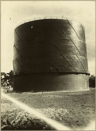 Gas holder at Gasworks, Napier Road