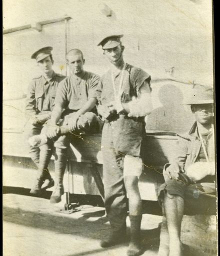 Soldiers after serving at Gallipoli