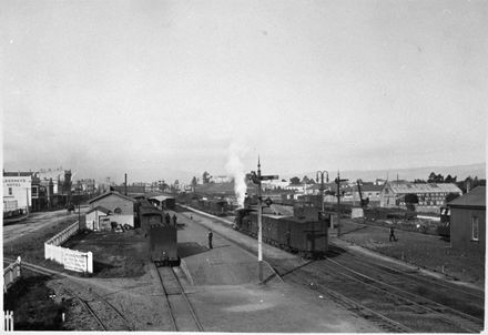 Palmerston North Railway Station and yards