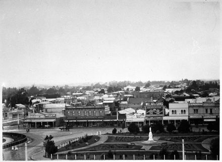 North side of The Square from Church Street to Main Street
