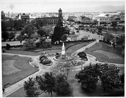 Looking East across The Square towards Main Street
