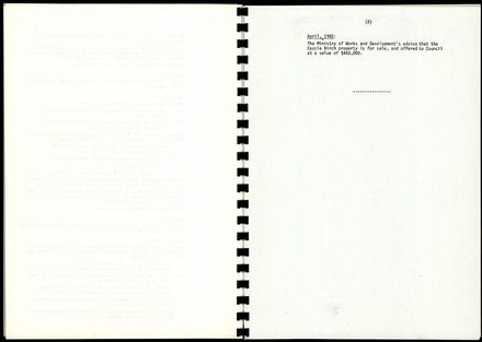 Booklet, Caccia Birch - Submission to the Minister of Works & Development 16