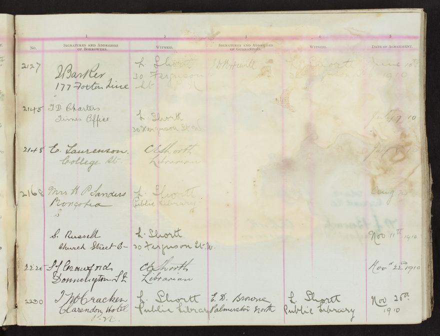 Register of Subscribers [Library] - 22