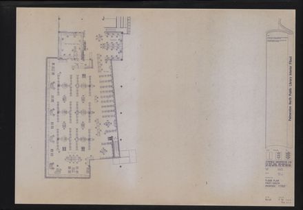 Architectural Plans of the redevelopment of the C M Ross building into the Palmerston North City Library 9