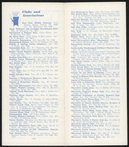 Visitors Guide Palmerston North and Feilding: August 1961 - 8