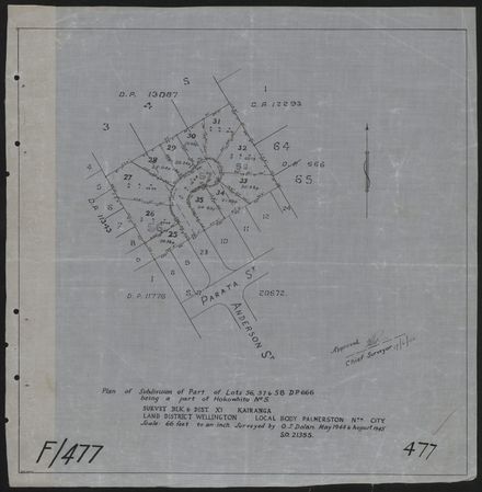 Survey Plans (subdivisions) 1938 - 1951