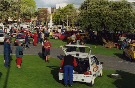 Car rally in The Square