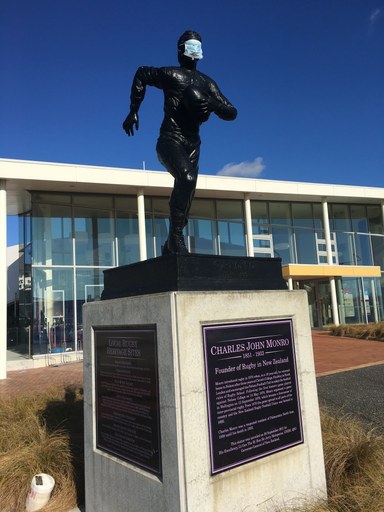 Charles Monro Statue - COVID-19 Pandemic
