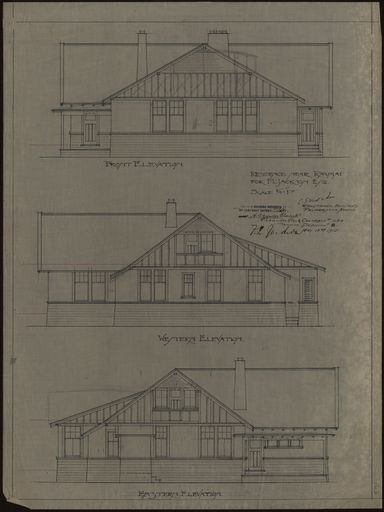 Plans for a Residence near Raumai