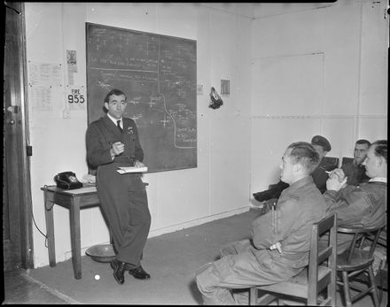 "Leader Briefs Men" NO. 42 Squadron