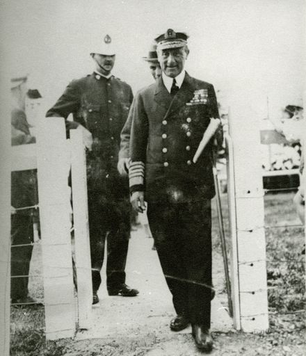 Viscount Jellicoe, Governor General at the dedication of Rongotea War Memorial
