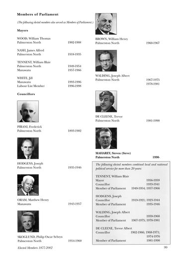 Council and Community: 125 Years of Local Government in Palmerston North 1877-2002 - Page 109