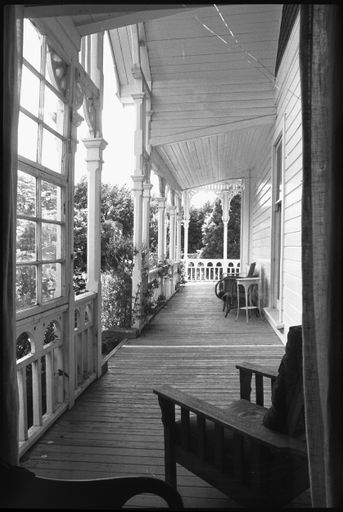 Verandah at 'Kaingahou', 642 Pioneer Highway